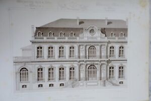 PARIS Daly Architecture Privée au XIXme Siècle  Napoleon III 1864 HOTELS PRIVES