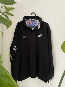 90s Neuseeland All Blacks Trikot XL Cotton Traders Rugby Vintage New Zealand - Bild 1 von 6