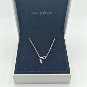 Genuine Pandora Classic Cable Chain Necklace ALE 925 590515 75CM - Picture 1 of 4
