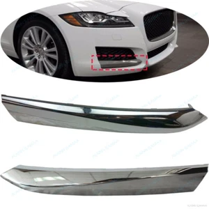 Front Bumper Side Vent Grille Chrome Cover Trim l For Jaguar XF 2016-2020,R&LH - Picture 1 of 7