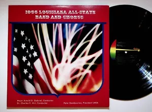 1966 Louisiana All-State High School Band & Chorus Vinyl LP Record VG+ - Picture 1 of 4