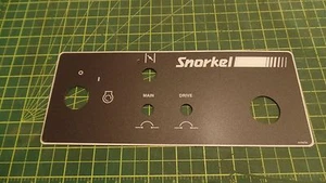 GENUINE SNORKEL OEM FRONT PLATFORM CONTROL BOX PLACARD DECAL 0170731, N.O.S - Imagen 1 de 1