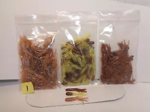 Bulk 1 1/2" Crappie Tubes, 3 Color Assortment #1, 150 Count (New Other) - Picture 1 of 7