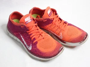 Nike Sneakers Free Flyknit 4.0 orange Gr. 38,5 - Bild 1 von 6
