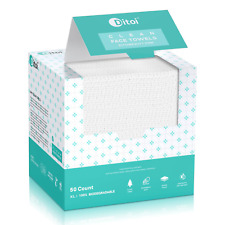 Ditoi Disposable Face Towels, Biodegradable Facial Towels, Super Soft and Thick 