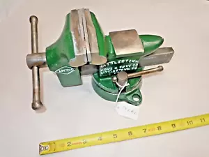 Tornillo de banco, LITTLESTOWN No. 112, bonito tornillo de banco giratorio vintage, mordazas anchas de 3-5/8", EE. UU. - Imagen 1 de 7