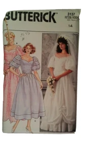 Butterick 3137 sewing pattern Ladies Formal Wedding Dress Size 14 - Picture 1 of 2