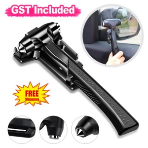 3 in 1 Car Emergency Safety Escape Hammer Glass Window Breaker Belt Cutter Tool - Picture 1 of 7