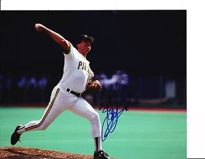 PITTSBURGH PIRATES BOB WALK SIGNED WHITE JERSEY 8X10 - Picture 1 of 1