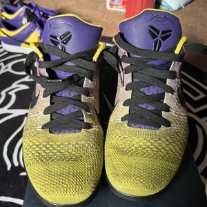 Nike Kobe 9 Elite Low “LAKERS” Size 12 Nike ID RARE - Picture 1 of 6