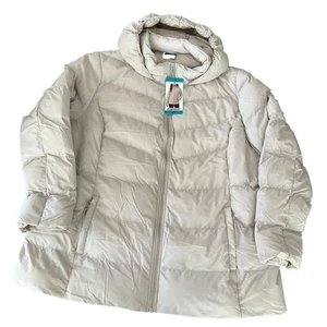 32 Degrees Ladies Winter Tech Jacket Hooded Chateau Grey Plus Size 2X NEW - Picture 1 of 10
