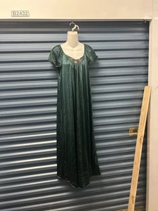 Vintage Vanity Fair Nightgown Green Small - Picture 1 of 5
