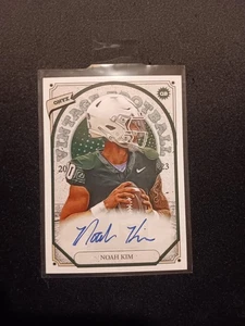Noah Kim 2023 ONYX VINTAGE ON CARD AUTO Blue Ink Michigan State Spartans - Bild 1 von 2