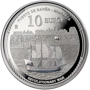 ESPAÑA - 10 € EUROS 2025 - 250 AÑOS INDEPENDENCIA USA - JORDI FARRAGUT - Imagen 1 de 4