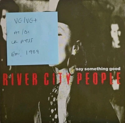 River City People Say Something Good Vinyl Record VG/VG+ EM110 1989 Foto 1 de 2