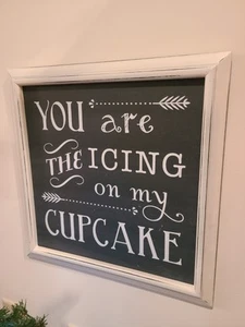Farmhouse/Primitive Icing To My Cupcake Sign - Picture 1 of 1