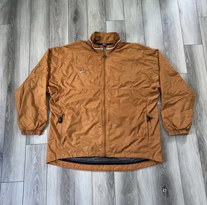 Giacca a vento vintage Team Nike full zip uomo taglia extra large XL arancione - Foto 1 di 9