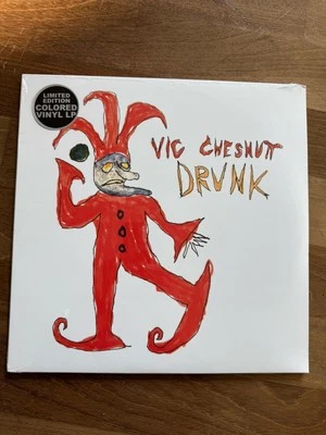 Vic Chesnutt Drunk Red Orange Split 2x Colored Vinyl Bonus Tracks Bob Dylan - Image 1 of 4