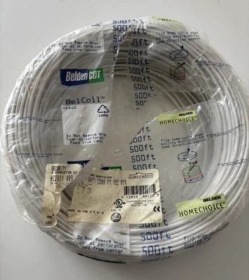 Cable de comunicaciones Belden HC2811 009 blanco 4 conductores 22 AWG aprox. 330' Foto 1 de 4