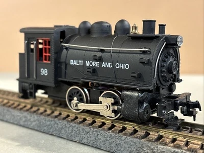 HO Life-Like B&O 0-4-0 Steam Locomotive #98 - Runs Great ! Includes Original Box - Image 1 of 4