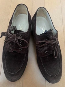 Chanel Loafers Shoes Brown Size 35 US About 5 For Women - Picture 1 of 5