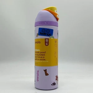 Owala FreeSip 24 oz bottiglia d'acqua isolata in acciaio inox con cannuccia - Foto 1 di 8