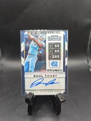 2020 Panini Contenders Draft Picks #286 Jason Strowbridge RC AUTO /99 - Image 1 of 2