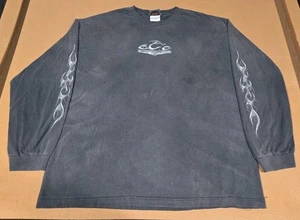 Camisa De Colección Orange County Choppers Manga Larga Talla 2XL Llamas RARA Desteñida - Imagen 1 de 12