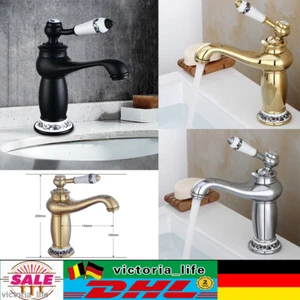 Miscelatore monocomando nero argento oro bagno rubinetto cucina - Foto 1 di 35