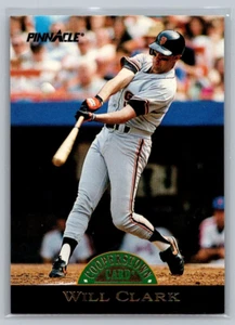 1993 Pinnacle Cooperstown Card Will Clark #16 - Picture 1 of 2