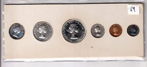 1959 Canada Prooflike set in Original cardboard holder with Cameo coins. - Picture 1 of 2