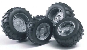 Bruder 42316  Zubehör Zwillingsbereifung silber (02001)  Bruder 2000er Serie NEU - Bild 1 von 5