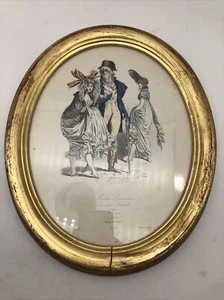 Modes Parisiennes, Convention Nationale, d´après C. Vernet, 1795 Vintage Framed - Picture 1 of 7