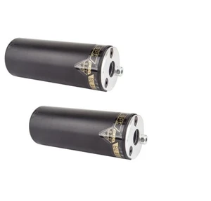 Black Ops BMX NyloLite Axle Pegs -Black - 3/8 or 14mm axle-super hard nylon - Picture 1 of 1