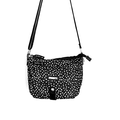 Bolso Bandolera Lily Bloom Solapa - Lunares Blanco y Negro Foto 1 de 4