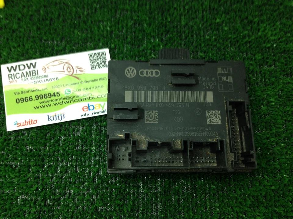 8X0959793H CENTRALINA PORTA VETRO ANTERIORE SINISTRA AUDI A1 SPORTBACK 1.6 66KW - Immagine 1 di 3