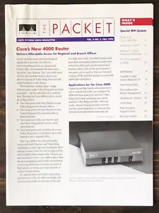 Cisco Systems - The Packet Newsletter Vol 4, No 3, Otoño 1992 - Imagen 1 de 4