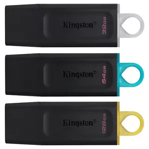 Kingston USB Speicherstick Exodia Onyx 64gb/128gb/256gb 3.0 Pen Backup Drive - Bild 1 von 4
