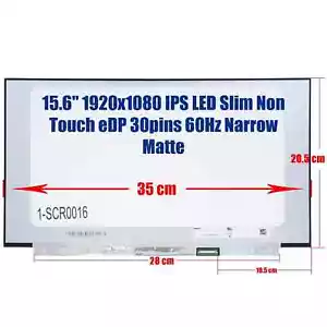 New Screen B156HAN02.1 NV156FHM-N48 V8 LP156WF9(SP)(L1) N156HCA-EAB NV156FHM-N45 - Picture 1 of 5