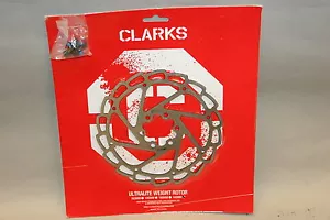 Clarks 160mm Ultralite Weight Disc Brake Rotor 160mm 6 bolt w/bolts - Picture 1 of 1