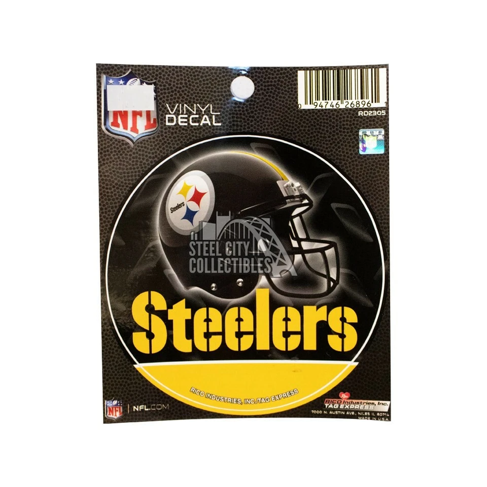 Calcomanía de vinilo Pittsburgh Steelers 4,5" Foto 1 de 1