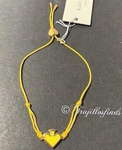Kate Spade Everyday Vanga Slider Smaltato Giallo K8024 Nuovo