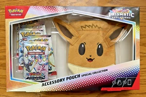 Pokemon Prismatic Evolutions Eevee Accessory Pouch Special Collection! IN HAND! - Picture 1 of 2