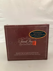 Trivial Pursuit Baby Boomer Edition Card Set 1983 Vintage Sealed Box - Picture 1 of 5