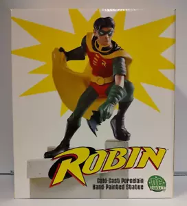 DC DIRECT ROBIN YOUNG JUSTICE 9" INCH STATUE FIGURE CAST PORCELAIN NEW - Picture 1 of 4