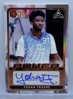 Yohan Traore 2021-22 Pro Set Power Bronze AUTO RC France Auburn Tigers - Image 1 of 2
