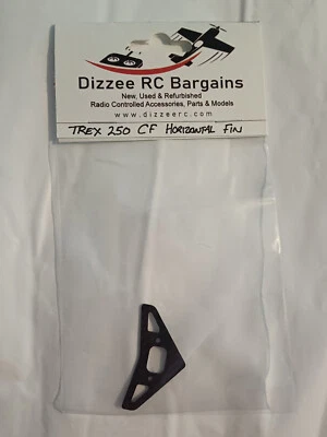 Align TRex 250 Carbon Fiber Horizontal Fin for Radio Control Model Helicopters - Image 1 of 2