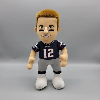 Figura de peluche Tom Brady Bleacher Creature 10" muñeca New England Patriots Tampa Bay Foto 1 de 4