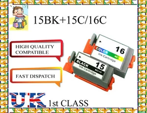 4 Compatible Ink Cartridges  BCI-15bk BCI-15C Canon non original - Picture 1 of 1