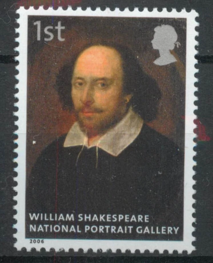 William Shakespeare by John Taylor famous people GB 2006 MNH mint stamp D091 - Image 1 of 1